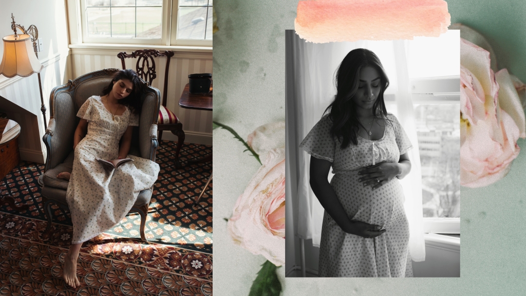 Postpartum & Maternity Cottagecore Dresses Handcrafted by Tayma